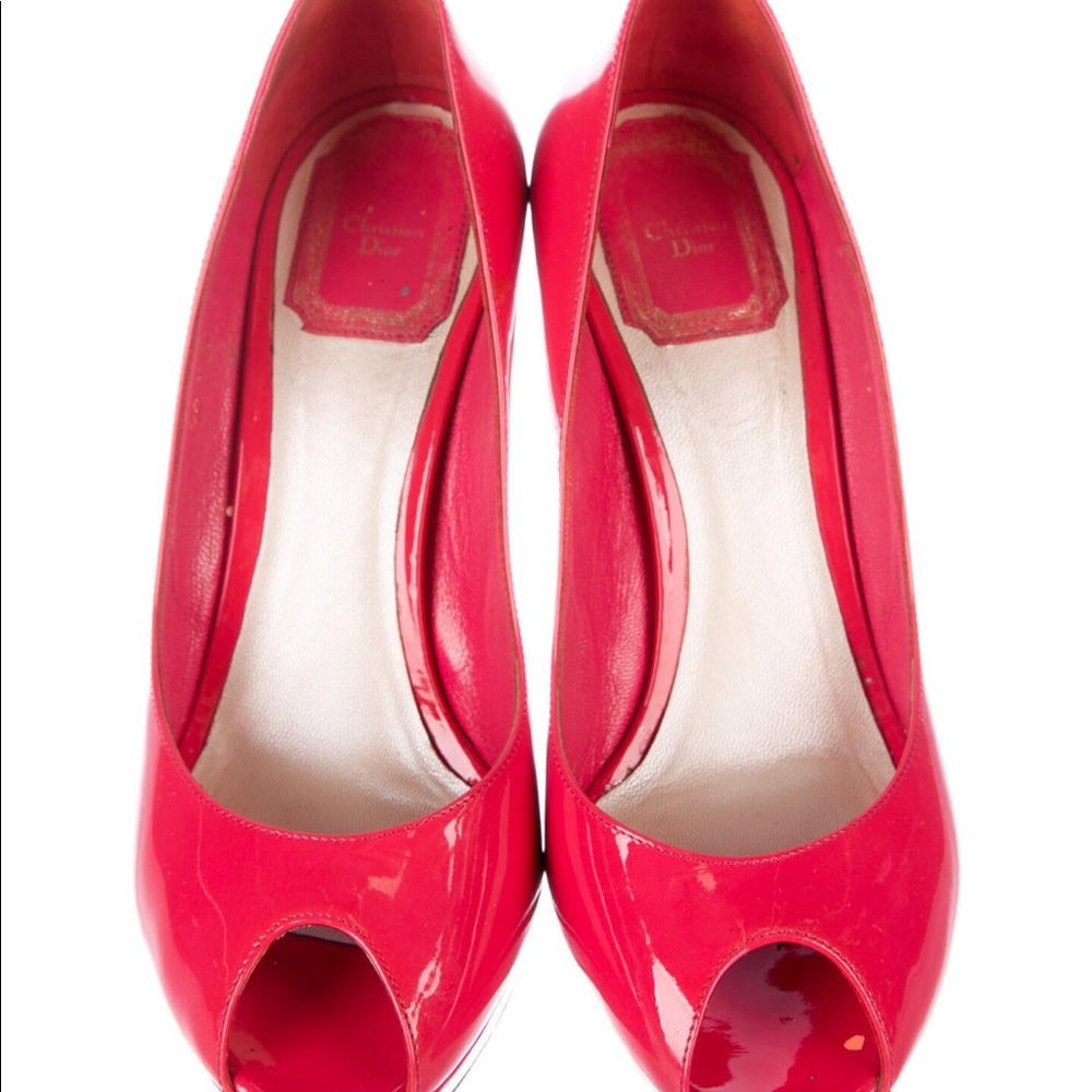 Christian Dior Peep Toe Heels